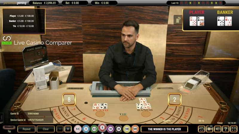 Oracle Land Based Baccarat