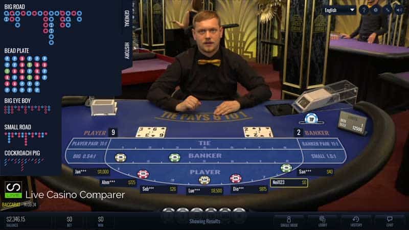 Luckystreak Multi Seat Live Baccarat