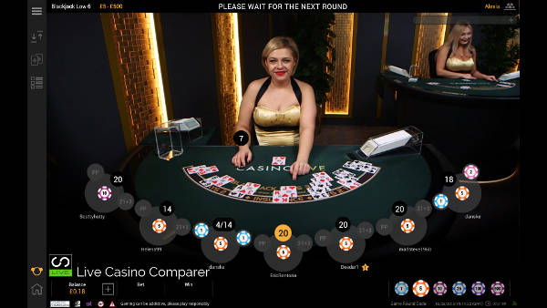 betfair dedicated blackjack table