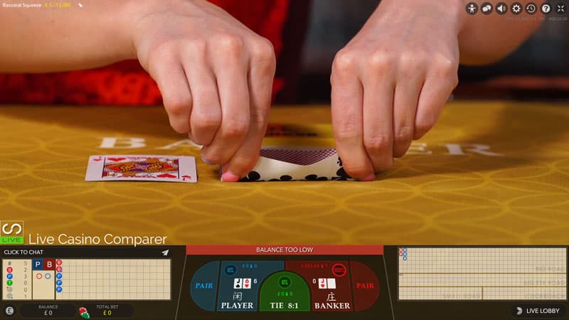 Evolution Baccarat Squeeze