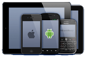 selection of mobile devices