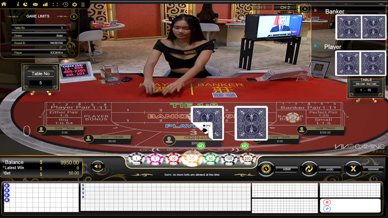 Vivo Gaming live baccarat