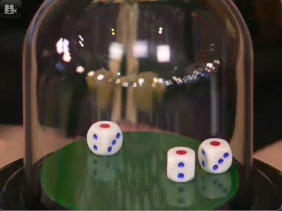 Playtech Live Sic Bo dice shaker