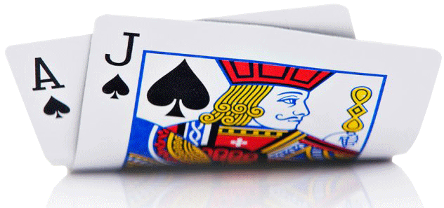 Play Blackjack - Ace & Jack playing cards