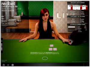Redbet Casino Live Blackjack - Net Entertainment